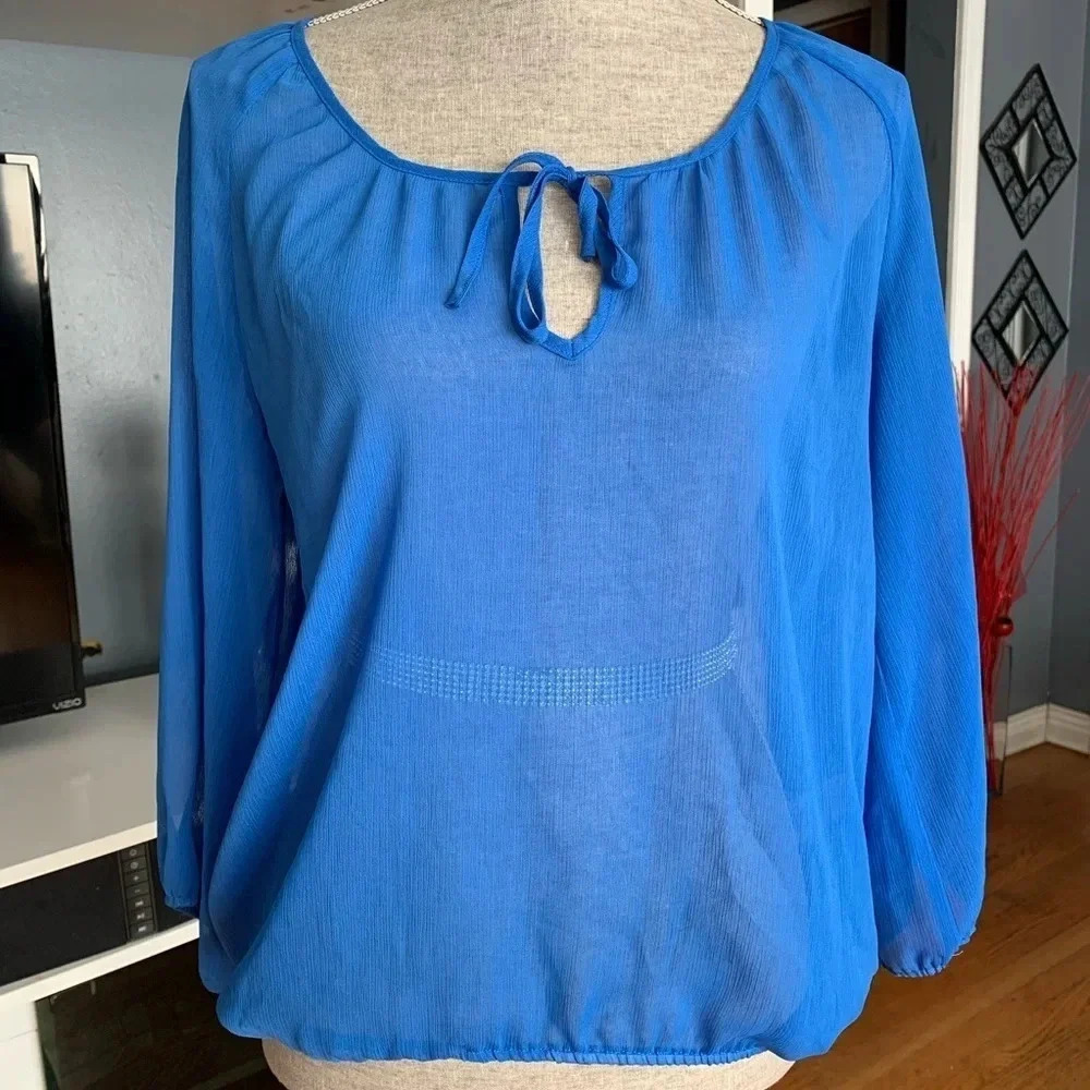Divided by H&M Sheer Long Sleeve Blouse